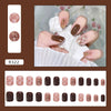 12 Sizes-24 Pcs Press On Nails R321