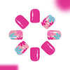 12 Sizes-24 Pcs Press On Nails C349