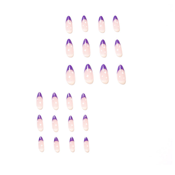 12 Sizes-24 Pcs Press On Nails JP1511