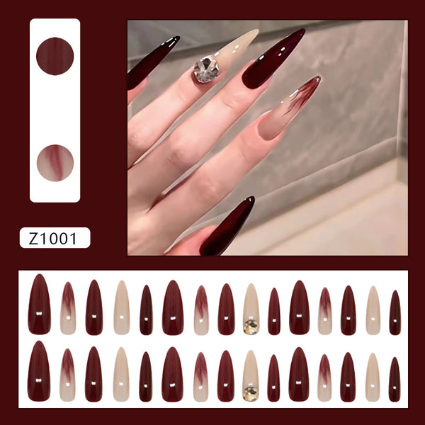 30 Pcs Press On Nails Z1001
