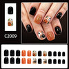 12 Sizes-24 Pcs Press On Nails C2009