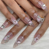 12 Sizes-24 Pcs Press On Nails Z512