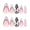 12 Sizes-24 Pcs Press On Nails JP4341