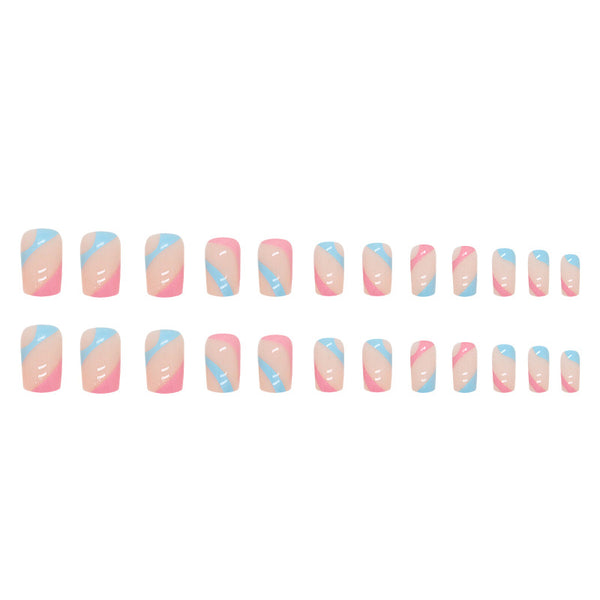 12 Sizes-24 Pcs Press On Nails W1055