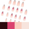 12 Sizes-24 Pcs Press On Nails JP4334