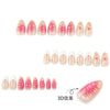 12 Sizes-24 Pcs Press On Nails JP4022
