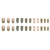 12 Sizes-24 Pcs Press On Nails R761