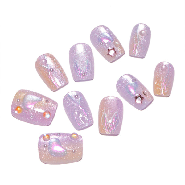 12 Sizes-24 Pcs Press On Nails nail-accessory
