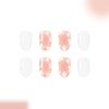 12 Sizes-24 Pcs Press On Nails C1051