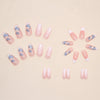 12 Sizes-24 Pcs Press On Nails W353
