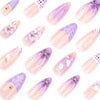 12 Sizes-24 Pcs Press On Nails JP3503
