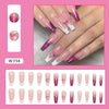 12 Sizes-24 Pcs Press On Nails W394