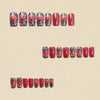 12 Sizes-24 Pcs Press On Nails Y482-2