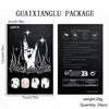 12 Sizes-24 Pcs Press On Nails C1259