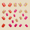 12 Sizes-24 Pcs Press On Nails Y741