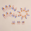 12 Sizes-24 Pcs Press On Nails W1323