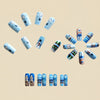 12 Sizes-24 Pcs Press On Nails Y1213
