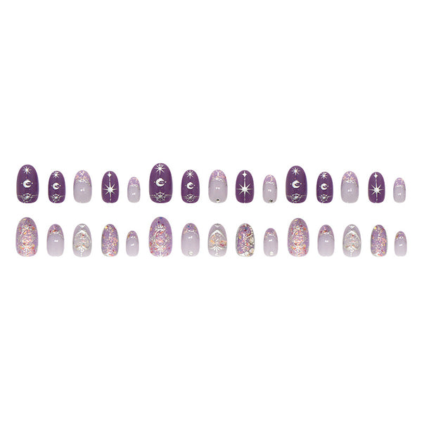 30 Pcs Press On Nails Z1241