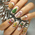 12 Sizes-24 Pcs Press On Nails Y1285