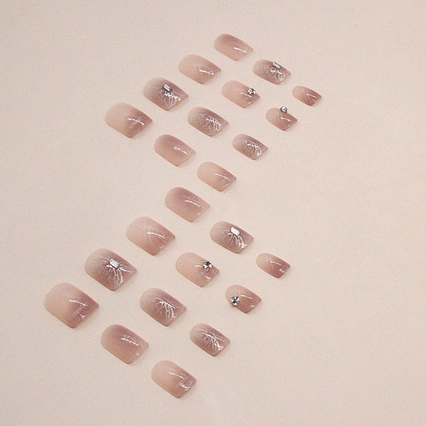 12 Sizes-24 Pcs Press On Nails Z798