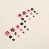 12 Sizes-24 Pcs Press On Nails F102