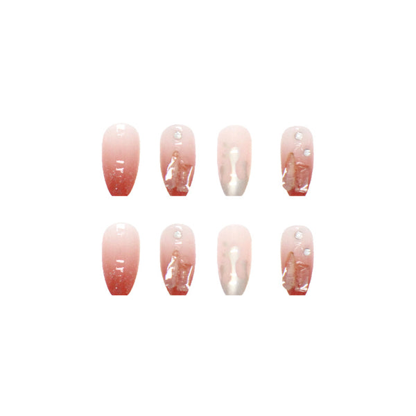 12 Sizes-24 Pcs Press On Nails Z407