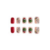 12 Sizes-24 Pcs Press On Nails C212