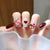 12 Sizes-24 Pcs Press On Nails R727
