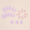 12 Sizes-24 Pcs Press On Nails W893