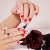12 Sizes-24 Pcs Press On Nails JP1527