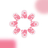 12 Sizes-24 Pcs Press On Nails C903