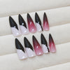 12 Sizes-24 Pcs Press On Nails Z874