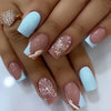 12 Sizes-24 Pcs Press On Nails Y1007