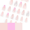 12 Sizes-24 Pcs Press On Nails JP3626
