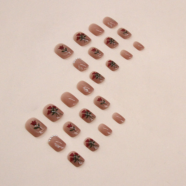 12 Sizes-24 Pcs Press On Nails Z793