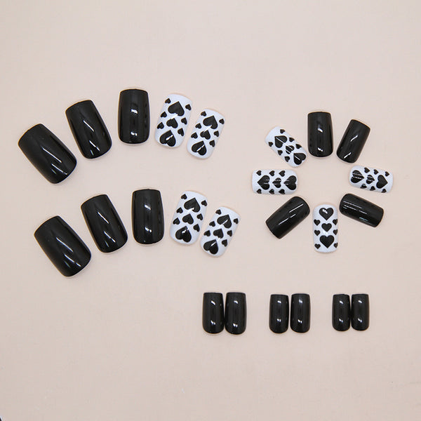 12 Sizes-24 Pcs Press On Nails W2185