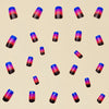 12 Sizes-24 Pcs Press On Nails Y212