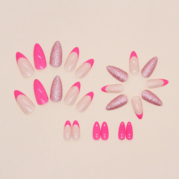 12 Sizes-24 Pcs Press On Nails W954