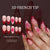 12 Sizes-24 Pcs Press On Nails C1326
