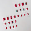 12 Sizes-24 Pcs Press On Nails A688