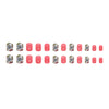 12 Sizes-24 Pcs Press On Nails W1082