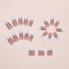 12 Sizes-24 Pcs Press On Nails W1962