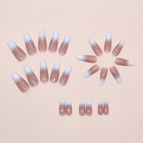 12 Sizes-24 Pcs Press On Nails W1962