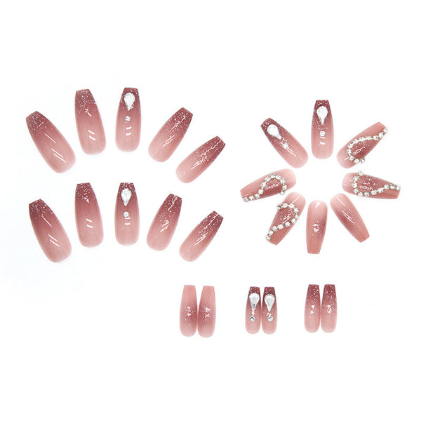 12 Sizes-24 Pcs Press On Nails Z450