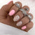 12 Sizes-24 Pcs Press On Nails W828