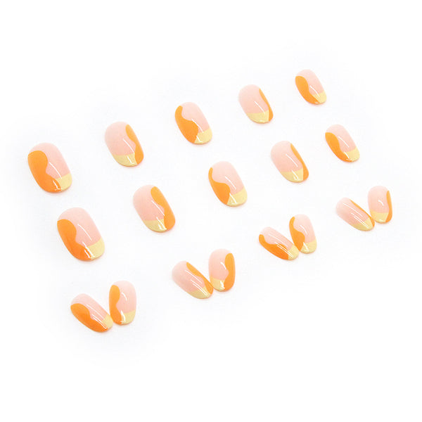 12 Sizes-24 Pcs Press On Nails W154