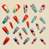 12 Sizes-24 Pcs Press On Nails Y657