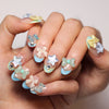 12 Sizes-24 Pcs Press On Nails JP2798