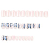 12 Sizes-24 Pcs Press On Nails JP3954