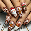12 Sizes-24 Pcs Press On Nails Y1295